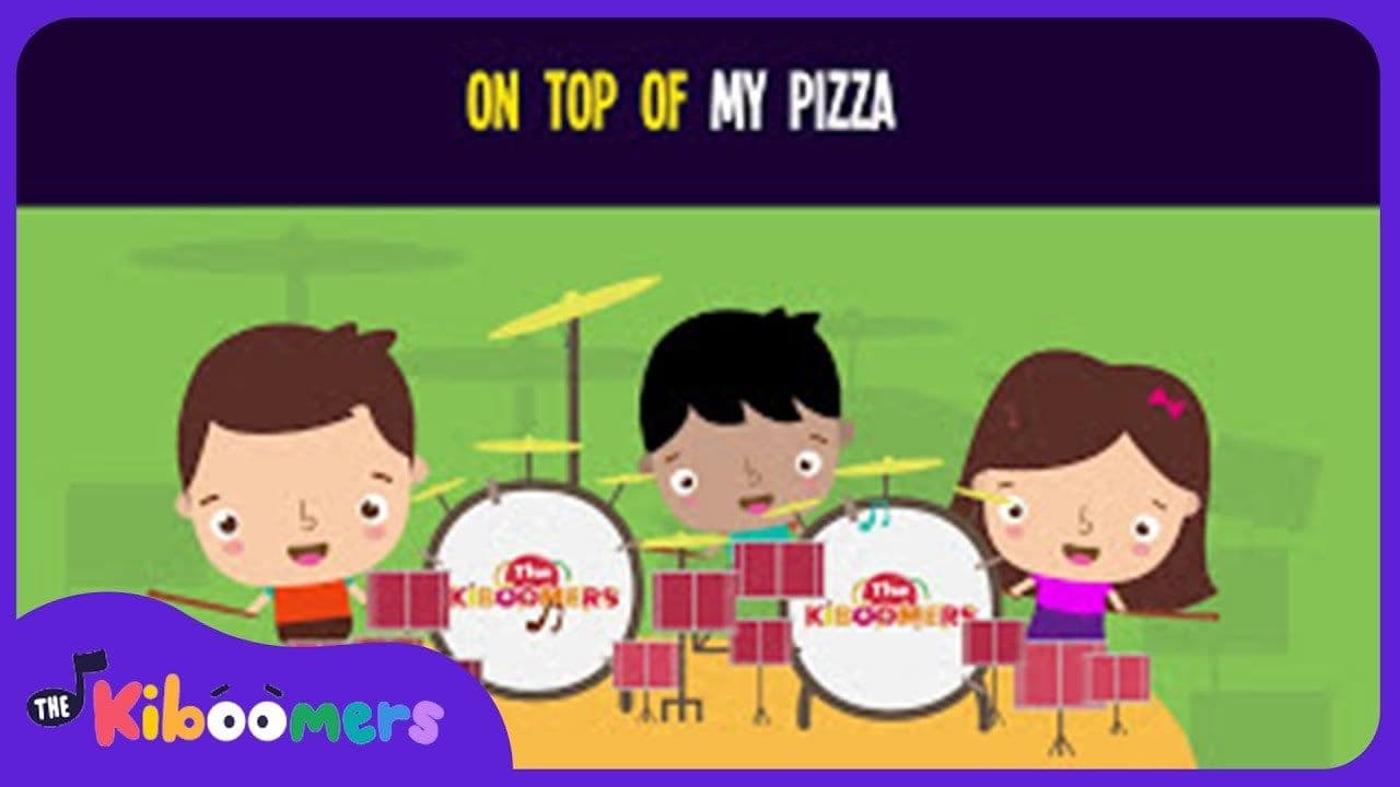 On Top of My Pizza Song for Kids | Fun Food Songs for Children | The Kiboomers