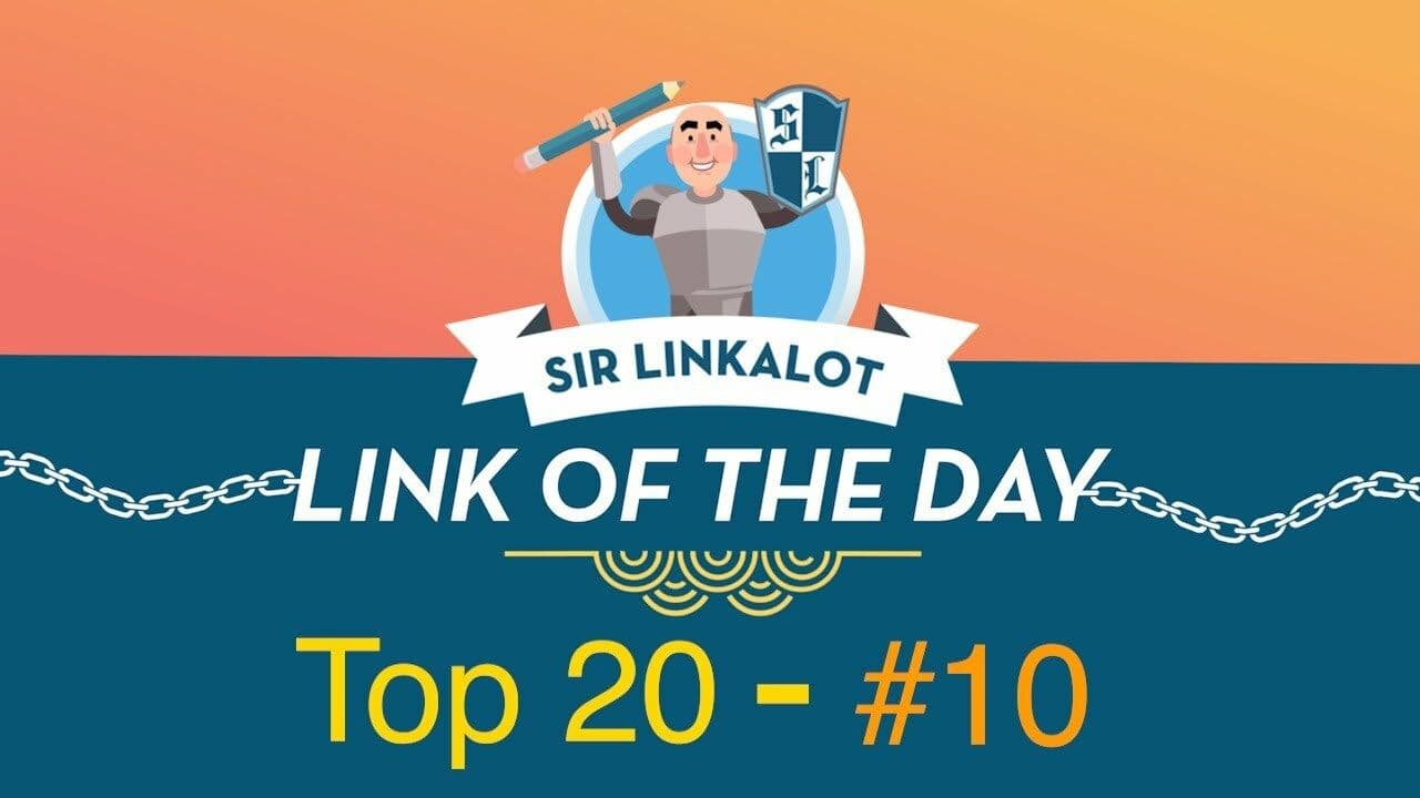 Link of the Day #10 - Sir Linkalot (#TeachingTechniques, #KidsHomeschool, #RevisionForKids)