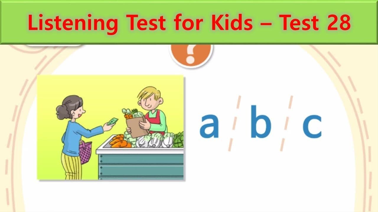 Listening Test 28