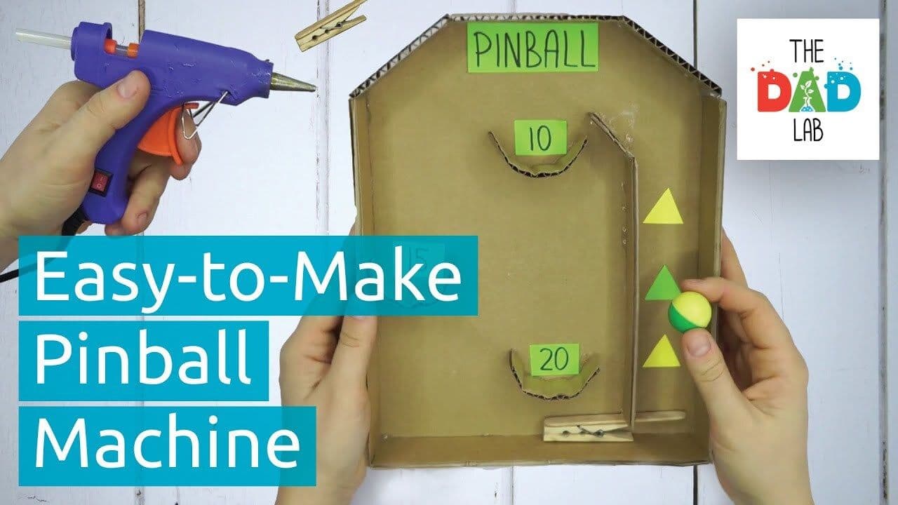 How to Make a Simple Pinball Machine with Cardboard