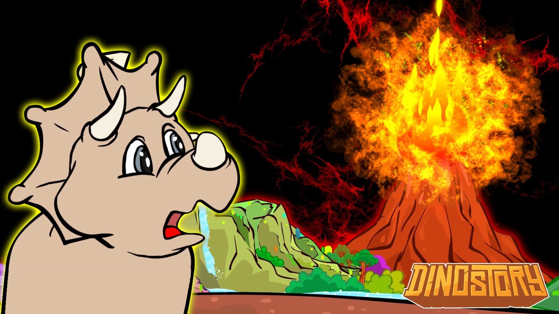 VOLCAN! HUMO! LAVA! FUEGO! (Dinostory Episodio 9)
