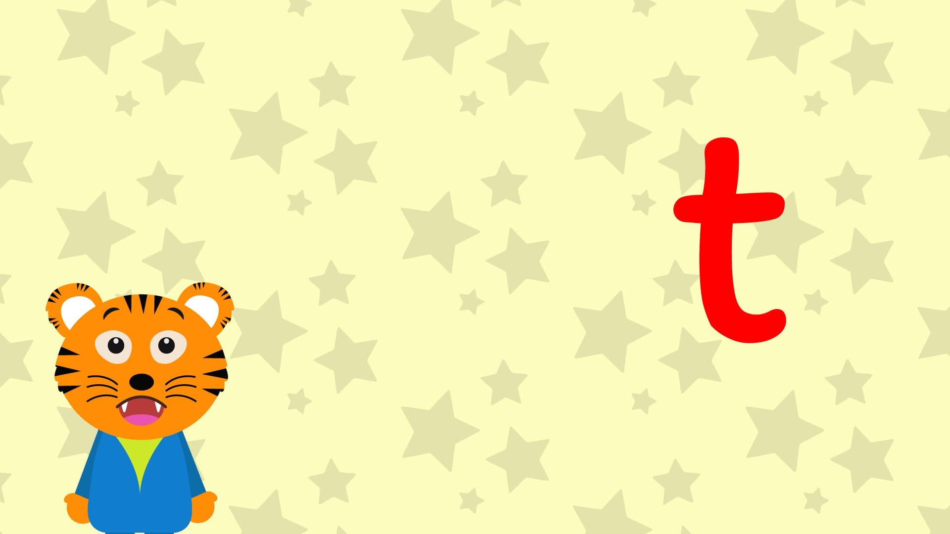 t Is For tooth - Lower Case