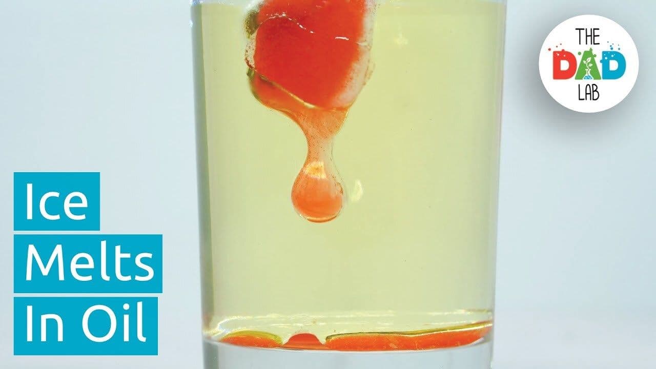 Science Experiment: Oil and Ice