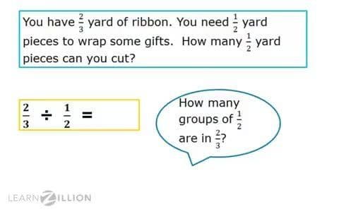 Interpreting Remainders when Dividing Fractions Using Models