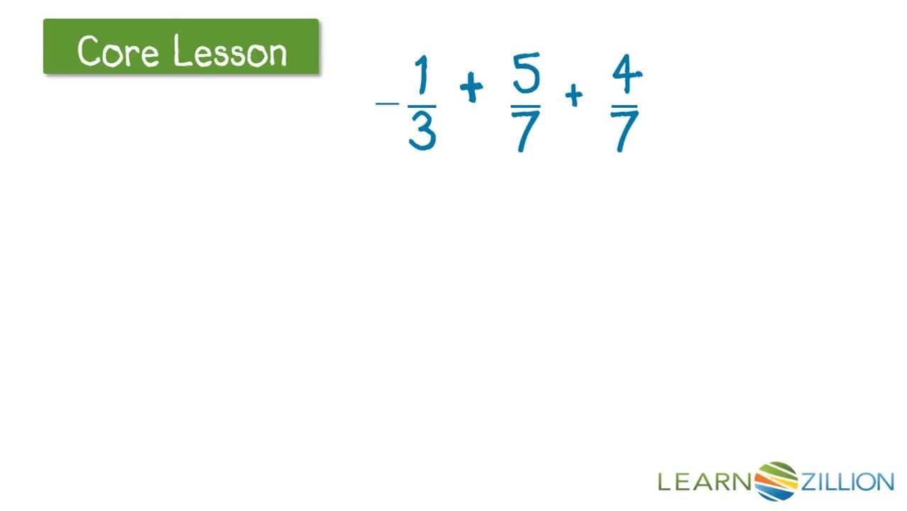 Solving Multi-Step Problems with Positive and Negative Fractions