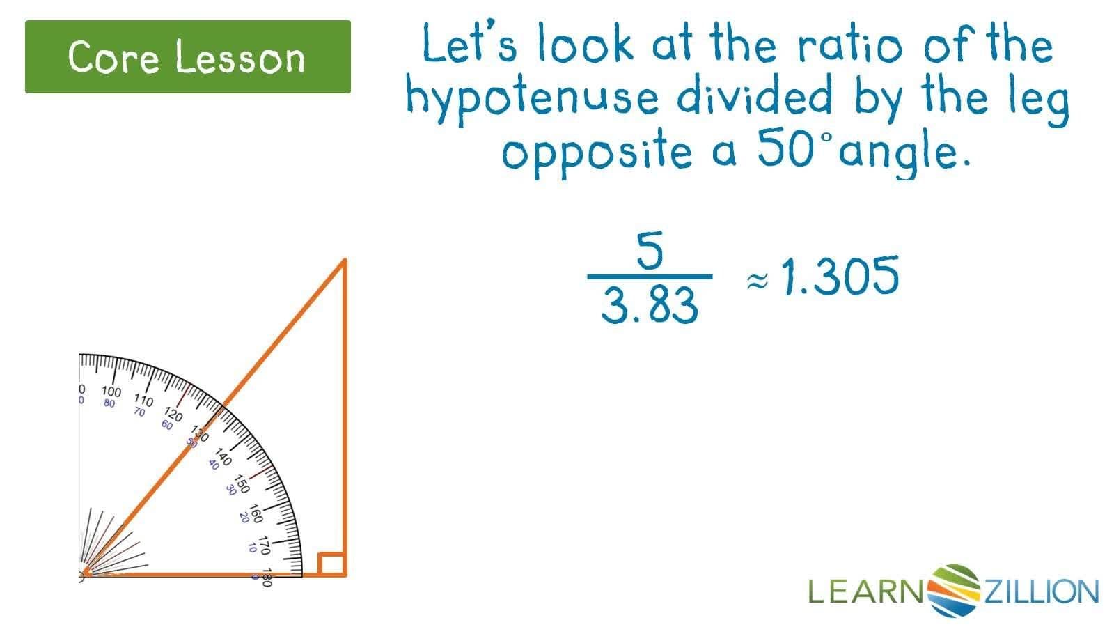 Understanding the Cosecant Ratio in Right Triangles