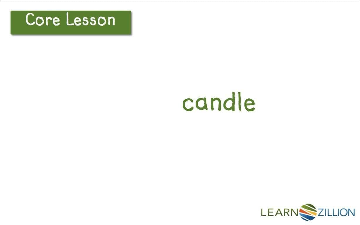 Reading Words Ending with Consonant-le Syllables