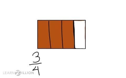 Subtracting Fractions with Like Denominators: Not Starting with One Whole