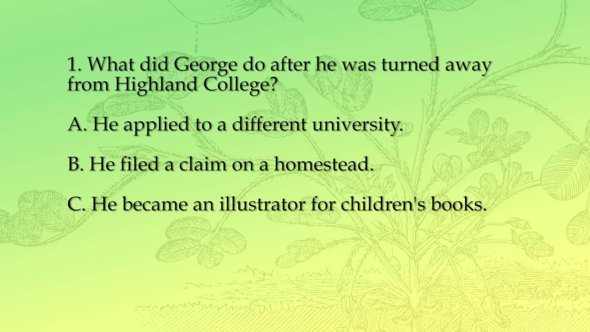 History Kids: George Washington Carver