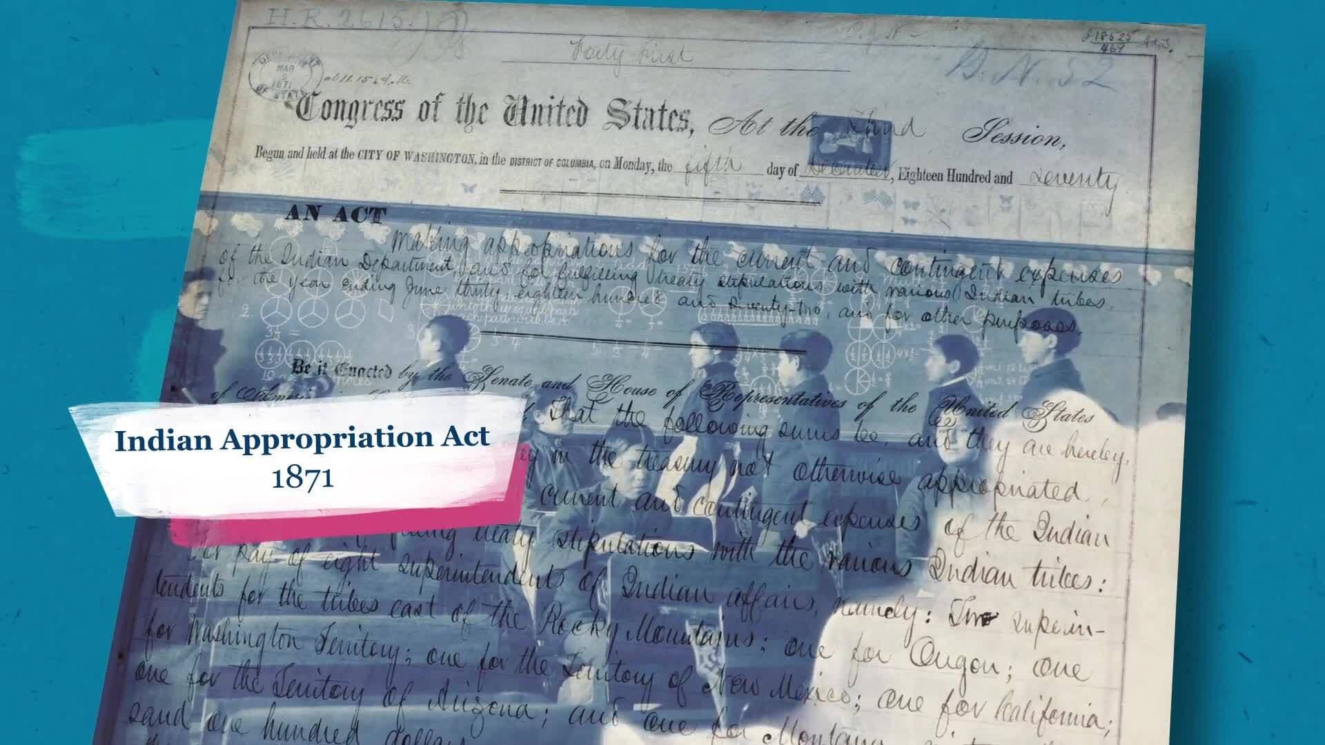 The Indian Appropriation Acts