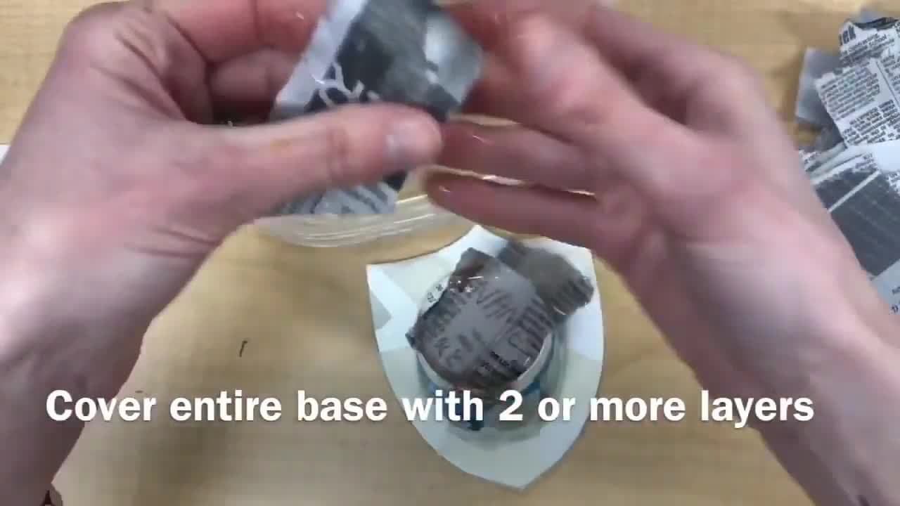 Part 2: Taxidermy Trophy Heads | Art Lesson | Paper Mache the Base