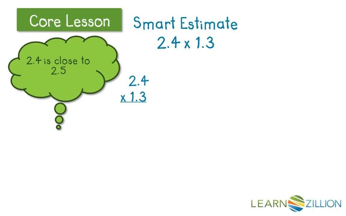 Multiplying Decimals and Whole Numbers: Using an Area Model